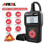 LinkMejor AS100 OBD2 Scanner Car Code Reader Diagnostic Scan Tool Check Engine Fault  Read Codes Clears Codes