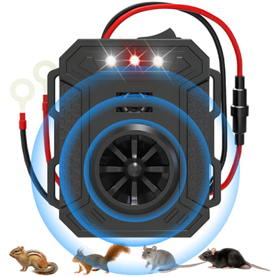 Smart Car Rodent Repeller Engine Ultrasonic Pest Control Intelligent Car Mouse Repellent Car Engine Compartment Ultrasonic Mouse Repellent