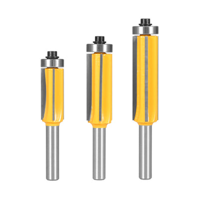 4-Flute Trimming Router Bit 8mm Shank Woodworking Router Bit for Trimming