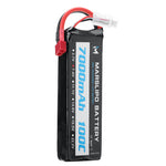 LinkMejor 7.4V 7000mAh 100C 2S Lipo Battery T Plug with XT60 Adapter for RC Model Toys