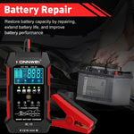 LinkMejor 12V 10A & 24V 5A Smart Automatic Battery Charger  & Pulse Repair Tool 100-240V/50-60Hz