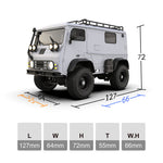 LinkMejor OH32V01 1/32 2.4G 4WD Mini Van Truck Brushed/Brushless RC Car KIT Unpainted Multi-functional Unassembled DIY Parts Micro LED Light Off-road Toys Remote Control Vehicles Models