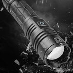 LinkMejor XHP70 1500LM 300m Ultrabright Strong Flashlight Powerful LED Torch Type-C Rechargeable Telescopic Zoom