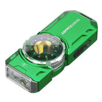 Astrolux® K3 1550LM EDC Flashlight Long Throw 209m Rotary Dial Control Throw Flood Combo LED Torch with RGB 18 LEDs, UV 395nm, 16300 Rechargeable, IPX6 Ideal for Outdoor, Search, Emergency and EDC Use