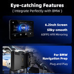 6.2-Inch Motorcycle GPS With Wireless CarPlay Android Auto IP67 Moto Display WonderWheel Compatible For BMW R1200GS R1250GS F800 F900 S1000XR