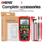 LinkMejor M109 Digital Multimeter 4000 count AC/DC Voice Broadcast Electrical Instruments Tester Auto Multimetro Profesional Meter