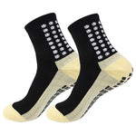 1 Pair Men's Anti-Slip Sport Socks Football Soccer Basketball Tennis Outdoor Grip Cycling Riding Comfortable Non-Slip Design