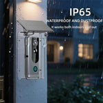 M20 Tuya Smart Doorbell Camera with Solar Panel Cover 1080P Video Intercom Motion Detect Night Vision IP65 Waterproof Wireless Outdoors Smart Visual Doorbell