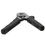 Self-Adjustable Terminal Crimping Tool with 0.08-6.0mm² Range Ergonomic Nylon Handle Uniform Pressure Crimp Ideal for Insulated and Non-insulated Wire Connections