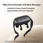 LinkMejor Mijia Smart Neck & Shoulder Massager Rechargeable with Heat Therapy 9 Modes APP Control & NFC Deep Tissue Kneading