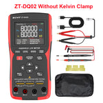 LinkMejor ZT-DQ01 ZT-DQ02 Digital LCR Bridge Tester Meter Portable Handheld 0.3% Accuracy Capacitance Resistance Inductance Testing Multiple Frequencies