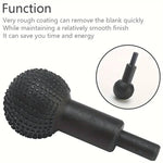 10mm Sphere Rotary Burr Sphere Rotary File Rotary Grinding Head Ball Gouge Angle Grinder Attachments for Wood Carving Grinding Polishing Engraving