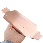 LinkMejor 124017 124019 1/12 RC Spare Alloy Chassis Car Bottom Plate 1823 Vehicles Model Parts