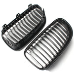 Front Kidney Grille Grills Matte Black for BMW E92 E93 3-Series LCI Face Lift 2DR