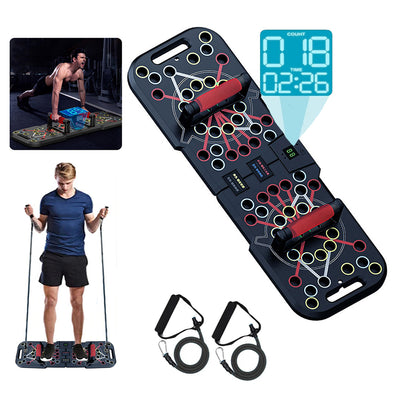 Bominfit Multifunctional Counting Folding Electronic Push Up Board Home Portable Workout Tools Chest Muscle Exercise Push-up Stands