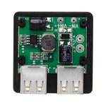 DIY Solar Wire Box 5-20V to 5V 3A Regulator Solar Double USB Junction Box For Solar Panel