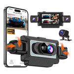 C315 4 Lens Car DVR Camera Dashcam 1080P FHD WiFi APP Parking Assistance Night Vision Loop Recording Wide Angle