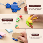27pcs Clay Tools Kit Pottery Tools High Quality Wood and Stainless Steel Sculpting Kit Multi Functional Polymer Clay Tools Air Dry Clay Set
