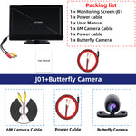 Car Reversing Display 4.3 Inches Rotatable 160 ° Optional Rear View Camera Easy to Install Suitable for A Variety of Models
