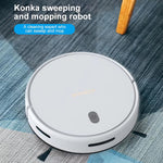 LinkMejor 3 In 1 1000pa Household Smart Sweeping And Mopping Vacuum Cleaner With 400ml Dustbin Capacity Automatic Charging for Home Office