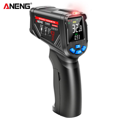 LinkMejor TH104 Infrared Handheld Temperature -50~550℃ IR laser Sensor Thermometer Thermal Imager VA Screen Meter Pyrometer Tool