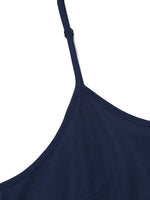 LinkMejor Plus Size Womens Long Dress Casual Sleeveless Solid Summer Long Maxi Dress