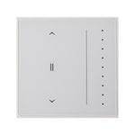 MOES Tuya Star Feather Series Zigbe Smart Curtain Switch Anti-Glare Touch Panel Flowing Backlight Work with Alexa Google Home