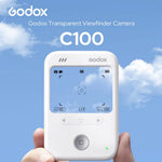 Godox C100 Portable Mini Photography Camera 4 Aspect Ratios Optical HUD Display Type-C Charging Retro Digital Camera for Vlog Photo Video