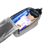 LinkMejor Bicycle Rear Seat Bag Waterproof Pannier Trunk Bags Back Rack Rear Seat Bag Multifunctional Cycling Luggage Shoulder Handbag
