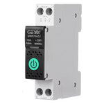 GEYA WiFi/ZigBee Tuya Smart Circuit Breaker MCB With Metering 63A DIN Rail Energy Monitoring APP & Voice Remote Control with Alexa Google Assistant Over Under Voltage Protection