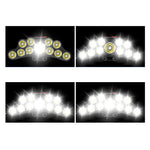 Camping Headlight Head Flashlight Head Light 11 LED Headlamp Rechargeable Powerful Head Lamp Built-in Rechargeable 18650 Battery SH-T11