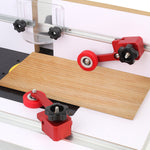 Woodworking Multi-purpose Feather Loc Board Saw Table Pressing Feeder Guider One Way Bearing Roller Feeder Safety Pushing Tools