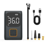 150 PSI Portable Smart Car Air Pump Intelligent Cordless Digital Display Car Tire Inflation Electric Vehicle Tire Air Pump for  Bicycle Bike Ball