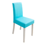Pure Color Seat Cover Spandex Stretch Wedding Banquet Chair Cover Party Decor Dining Room Seat Cover