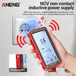 LinkMejor 681 Rechargable Digital Professional Multimeter Non-contact Voltage Tester AC/DC Voltage Meter Touch Screen Current Tester