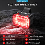Astrolux® BC6 2000Lm Super Bright Bike Headlights 6 LED Large Beads 4800mAh Battery IPX6 Waterproof 5 Light Modes Type-C Fast Charge Aluminum Alloy Bicycle Front Light Flashlight