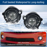 [USA Direct] Pair 12V 55W Car Fog Light Kit w/ Bulbs w/ Switch&Wiring Halogen Fog Lamp for Chevrolet Camaro 2014-2015