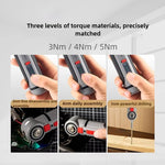 Multi Angle Electric Screwdriver 4V Lithium Battery Compact Design 3 Torque Settings LED Lights Fast Charging Rechargeable Professional Tool