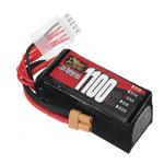 LinkMejor 4S 15.2V 1100mAh 60C 16.72Wh LiPo Battery XT30 Plug for GEPRC Tern LR40 FPV Racing Drone