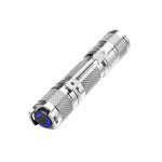 LinkMejor Tool AA 3.0 900Lumens Mini EDC Powerful Flashlight Super Bright EDC Titanium Alloy Pocket Lamp Mini LED Torch 5 Mode by 14500 Battery for Camping Self Protection