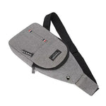 Men's Casual Oxford Cloth Chest Bag Fashion Lightweigh Crossbody Bags Large-capacity Storage Shoulder Bag for Outdoor Travel Daily
