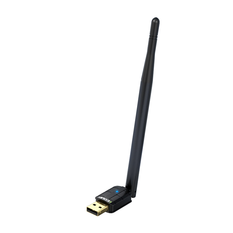 LinkMejor EP-AX300GS USB WiFi6 Adapter 300M Drive Free Wireless Network Card with 5dBi High Gain Antenna LAN Adapter for PC Computer