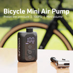 LinkMejor A5S 100 PSI Mini Electric Air Pump Portable Fast Inflation Bike Air Pump with Schrader/Presta Digital Screen Display Road MTB Tire Inflator