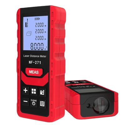 LinkMejor NF-271 laser distance meter 40M 80M electronic roulette laser digital tape rangefinder profesional Ruler Test Tool