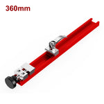 1pcs Adjustable Circular Saw Guide Rail Aluminum Alloy Cutting Track With Two-Way Locking Clamp One-Button Positioning Tool For Woodworking Engraving