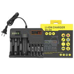 MS-889 Lithium Battery Multi-slot Charger 110-220V AA Battery 3.7V Lithium Battery 9V NiMH Battery Intelligent Charging IC Management