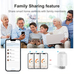 Tuya Smart Zigbe Thermostat Radiator Valve Smart Home Heating Control Smart Life App Temperature Scheduling ±1°C Precision Voice Control with Alexa Google Home