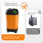 Outdoor Camping Shower IPX7 Waterproof with Digital Display Portable Electric Shower Pump for Hiking Travel Beach Pet Watering