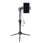 MT-10 Mini Aluminum Tripod Projector Stand 2 Section Tabletop Tripode with Gimbal Ball Head for SLR DSLR Camera Phone Photography Travel Tripe Holder