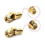 Realacc 45° Angled SMA/RP-SMA Adapter - Signal-Saver for Fatshark, RX5808, and RC Drones